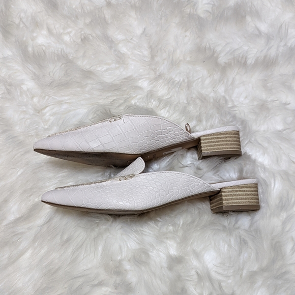 White snakeskin Express slides - Picture 2 of 3